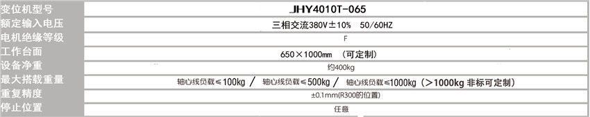 单轴头座变位机